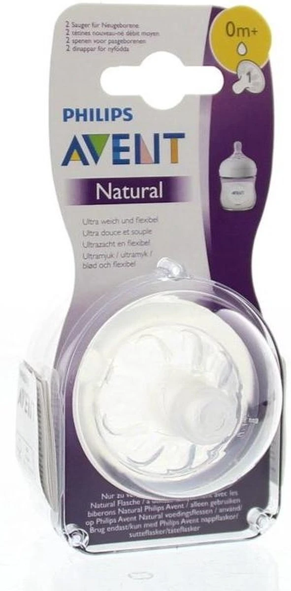 Philips Avent SCF041/27 Natural Speen - 0m+ - 2stuks 11 Philips Avent SCF041/27 Natural Speen - 0m+ - 2stuks - Afbeelding 9