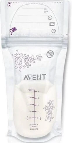 Philips Avent SCF603/25 - Bewaarzakken Voor Moedermelk - 25 Zakken - 180 Ml -Zuigelingenvoeding 602x1200 2