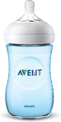 Philips Avent Natural Babyfles - SCF035/27 Babyfles (1m+) Voor Langzame Toevoer - 2x -Zuigelingenvoeding 603x1200