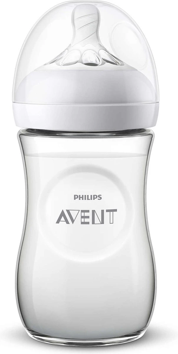 Philips Avent Natural Babyfles - SCF070/25 Babyfles (1m+) Voor Langzame Toevoer - 1x. 8 Philips Avent Natural Babyfles - SCF070/25 Babyfles (1m+) Voor Langzame Toevoer - 1x. - Afbeelding 6