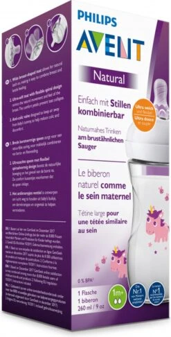 Philips Avent Natural Babyfles - SCF070/25 Babyfles (1m+) Voor Langzame Toevoer - 1x. 21 Philips Avent Natural Babyfles - SCF070/25 Babyfles (1m+) Voor Langzame Toevoer - 1x. -Zuigelingenvoeding 610x1200 1