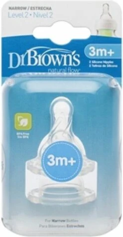 Dr. Brown's Fles Speen Standaard - Fase 2 - 2 Stuks 17 Dr. Brown's Fles Speen Standaard - Fase 2 - 2 Stuks -Zuigelingenvoeding 622x1200 1