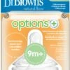 Dr. Brown's Options+ Anti-colic Y-speen - Voor Brede Halsfles - 2 Stuks -Zuigelingenvoeding 625x1200