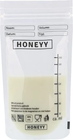 Honeyy - Moedermelk Bewaarzakjes - 150 Stuks - Schenktuit - 220 Ml - Vriezer En Koelkast - Lekvrij - Dubbelwandig - BPA-vrij 10 Honeyy - Moedermelk Bewaarzakjes - 150 Stuks - Schenktuit - 220 Ml - Vriezer En Koelkast - Lekvrij - Dubbelwandig - BPA-vrij -Zuigelingenvoeding 630x1200