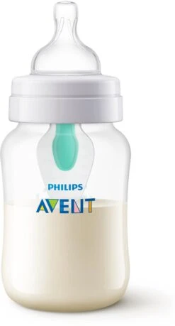 Philips Avent SCF813/14 Anti-Colic Babyfles - Met AirFree Ventiel - 260 Ml - 1 Stuks -Zuigelingenvoeding 646x1200