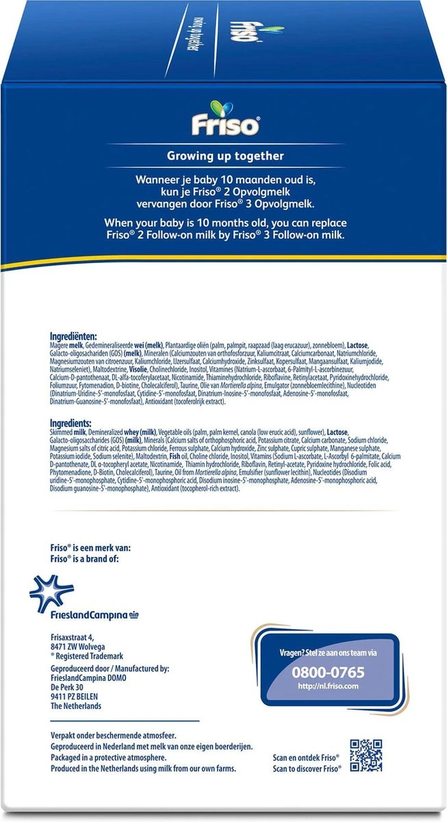 Friso 3 - Opvolgmelk - Vanaf 10 Maanden - 700g - Doos 7 Friso 3 - Opvolgmelk - Vanaf 10 Maanden - 700g - Doos - Afbeelding 5