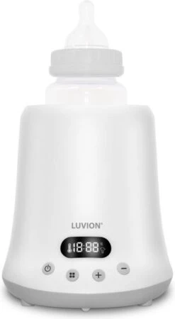 Luvion Eco Fast Deluxe 4 In 1 Flessenwarmer - Verwarmt Zeer Snel - Steriliseren Met Stoomkap - Warmhouden En Ontdooien -Zuigelingenvoeding 659x1200