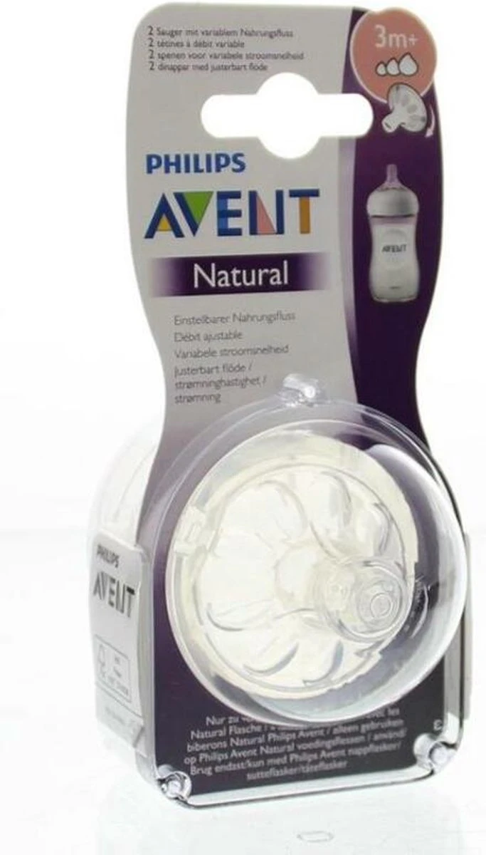 Philips Avent SCF045/27 Natural Speen - 3m+ - 2stuks 16 Philips Avent SCF045/27 Natural Speen - 3m+ - 2stuks - Afbeelding 14