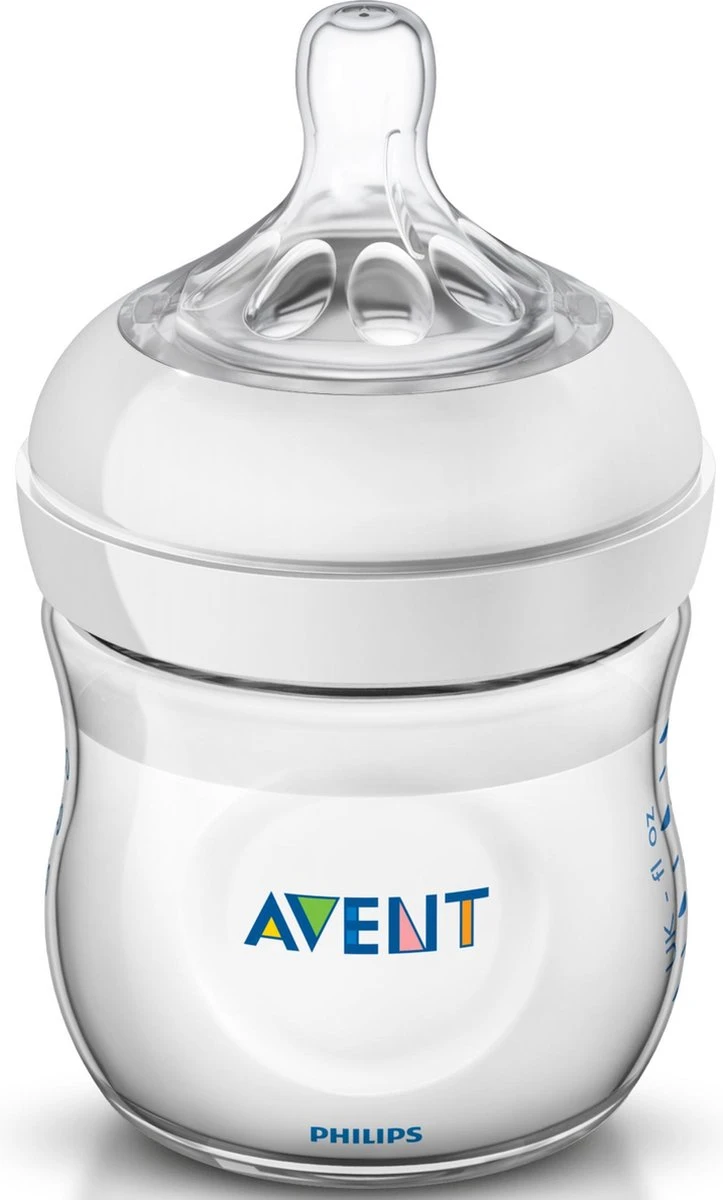 Philips Avent Natural SCF690/17 - Babyfles (125 Ml) Met Speen Voor Pasgeborenen 0m+ - 1 Stuk 4 Philips Avent Natural SCF690/17 - Babyfles (125 Ml) Met Speen Voor Pasgeborenen 0m+ - 1 Stuk - Afbeelding 2