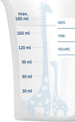 Babyono - Moedermelk Bewaarzakjes - Moedermelkbewaarzakjes - Gemakkelijke Etiketteren - 180 Ml - 30 Stuks - 1084 20 Babyono - Moedermelk Bewaarzakjes - Moedermelkbewaarzakjes - Gemakkelijke Etiketteren - 180 Ml - 30 Stuks - 1084 -Zuigelingenvoeding 745x1200