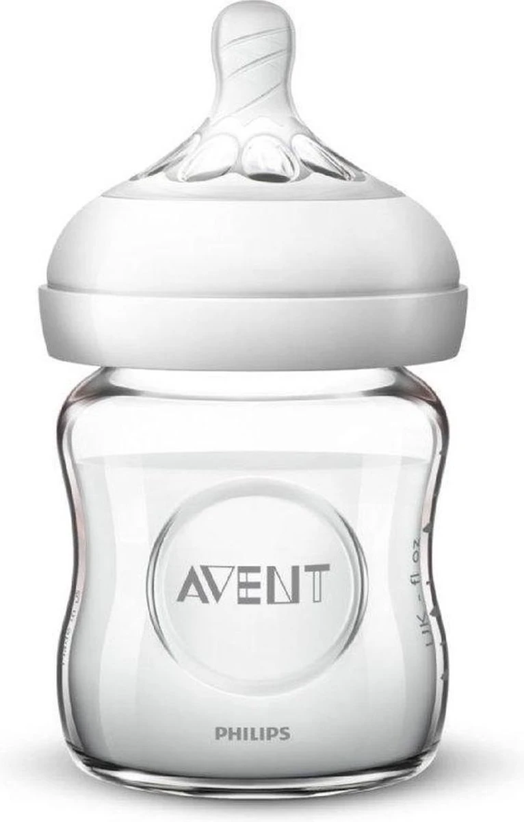Philips Avent Glazen Starterset Voor Pasgeborenen SCD303/01 - Natural-fles - 3 Stuks 5 Philips Avent Glazen Starterset Voor Pasgeborenen SCD303/01 - Natural-fles - 3 Stuks - Afbeelding 3