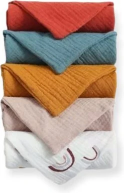 Lalieloe Spuugdoekjes - Monddoekjes - 5 Stuks - 23 X 23 Cm - Met Lusje Om Op Te Hangen