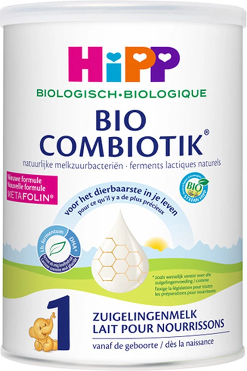 HiPP 1 Bio Combiotik Zuigelingenmelk - 800gr (vanaf De Geboorte) 3 HiPP 1 Bio Combiotik Zuigelingenmelk - 800gr (vanaf De Geboorte)