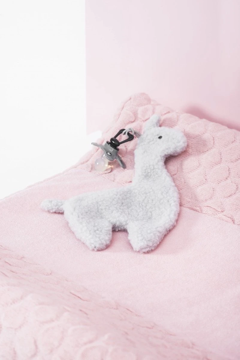 Jollein Speendoekje Lama - Grey 5 Jollein Speendoekje Lama - Grey - Afbeelding 3