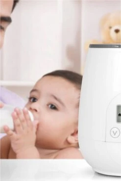 Alecto BW-700 - Snelle Digitale Flessenwarmer 500W Voor Opwarmen, Steriliseren En Ontdooien - Inclusief Stoomkap - Bediening Via Display - Wit -Zuigelingenvoeding 803x1200 2