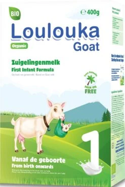 Loulouka 1 Geit – Biologische Zuigelingenmelk Op Basis Van Volle Geitenmelk – 400g 13 Loulouka 1 Geit – Biologische Zuigelingenmelk Op Basis Van Volle Geitenmelk – 400g -Zuigelingenvoeding 803x1200