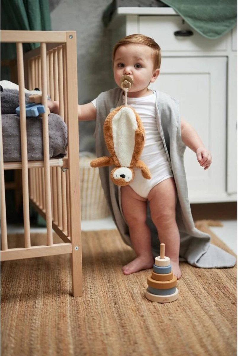 Jollein Speendoekje Pinguïn - Caramel 7 Jollein Speendoekje Pinguïn - Caramel - Afbeelding 5