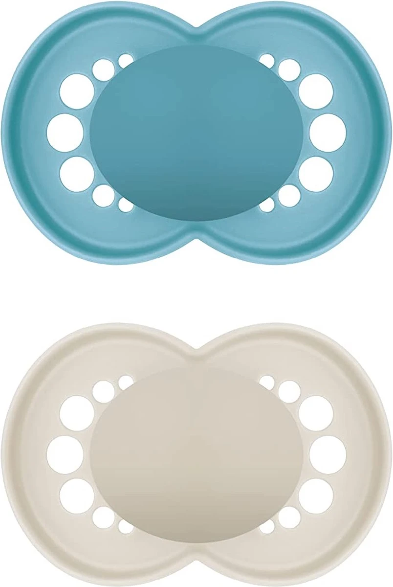 MAM Fopspeen Original Pure Plain Siliconen - 6-16 Maanden - Boy | 100% Duurzame Fopspeen MAM 3 MAM Fopspeen Original Pure Plain Siliconen - 6-16 Maanden - Boy | 100% Duurzame Fopspeen MAM