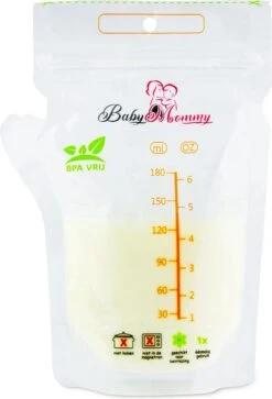 Moedermelk Bewaarzakjes - 60 Stuks - 180 Ml - BPA Vrij - Steriel - Borstvoeding Zakjes Met Schenktuit - Invriezen - Babyvoeding - Melk - Afsluitbaar -Zuigelingenvoeding 817x1200 1