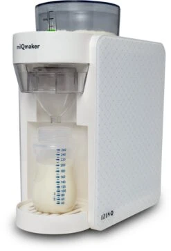 MilQmaker Flesvoeding Apparaat - Baby Milk Maker - Flessenwarmer/Fles Verwarmer - Baby Fles Maker - Baby Senseo - Baby Melk Machine - TÜV Gecertificeerd - Milkmaker -Zuigelingenvoeding 821x1200 2