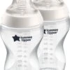 Tommee Tippee Closer To Nature - Baby Zuigflessen - Doorzichtig - 340ml - Pak Van 2 1 Tommee Tippee Closer To Nature - Baby Zuigflessen - Doorzichtig - 340ml - Pak Van 2 -Zuigelingenvoeding 822x1200 1