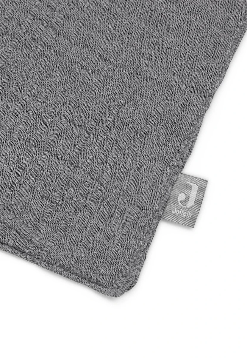 Jollein Speendoekje Bunny Ears - Storm Grey 7 Jollein Speendoekje Bunny Ears - Storm Grey - Afbeelding 5