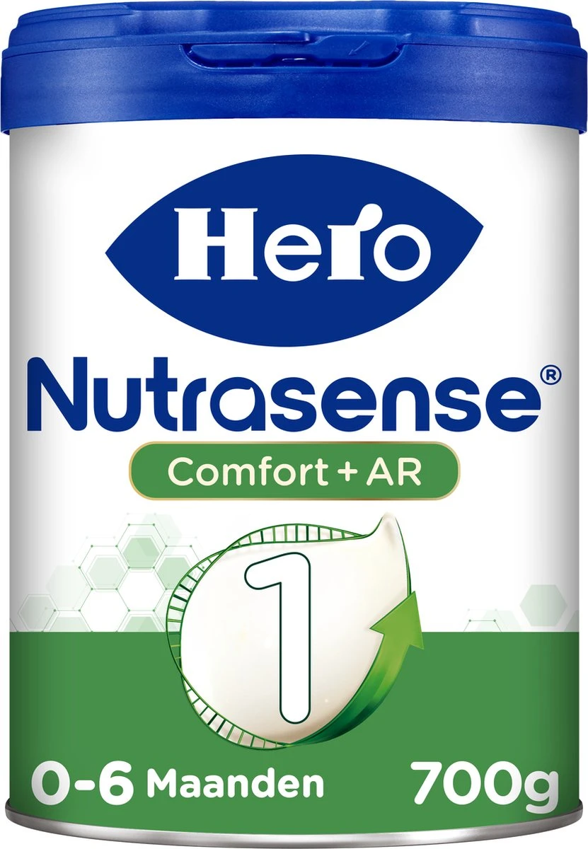 Hero Baby Nutrasense Comfort+ 1 - Flesvoeding Van 0 Tot 6 Maanden - 3 X 700 Gram 5 Hero Baby Nutrasense Comfort+ 1 - Flesvoeding Van 0 Tot 6 Maanden - 3 X 700 Gram - Afbeelding 3