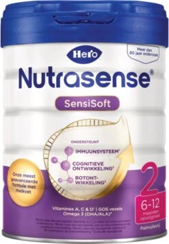 Hero Nutrasense SensiSoft 2 Opvolgmelk 6 Tot 12 Maanden - 3 X 800gram - Met Melkvet - Palmolie Vrij 9 Hero Nutrasense SensiSoft 2 Opvolgmelk 6 Tot 12 Maanden - 3 X 800gram - Met Melkvet - Palmolie Vrij -Zuigelingenvoeding 834x1200 1