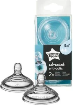 Tommee Tippee Advanced Anti-Colic Zuigfles Spenen, Borst-achtig, Zacht Silicone, Normale Uitstroomsnelheid, 3m+, Verpakking Van 2 21 Tommee Tippee Advanced Anti-Colic Zuigfles Spenen, Borst-achtig, Zacht Silicone, Normale Uitstroomsnelheid, 3m+, Verpakking Van 2 -Zuigelingenvoeding 841x1200