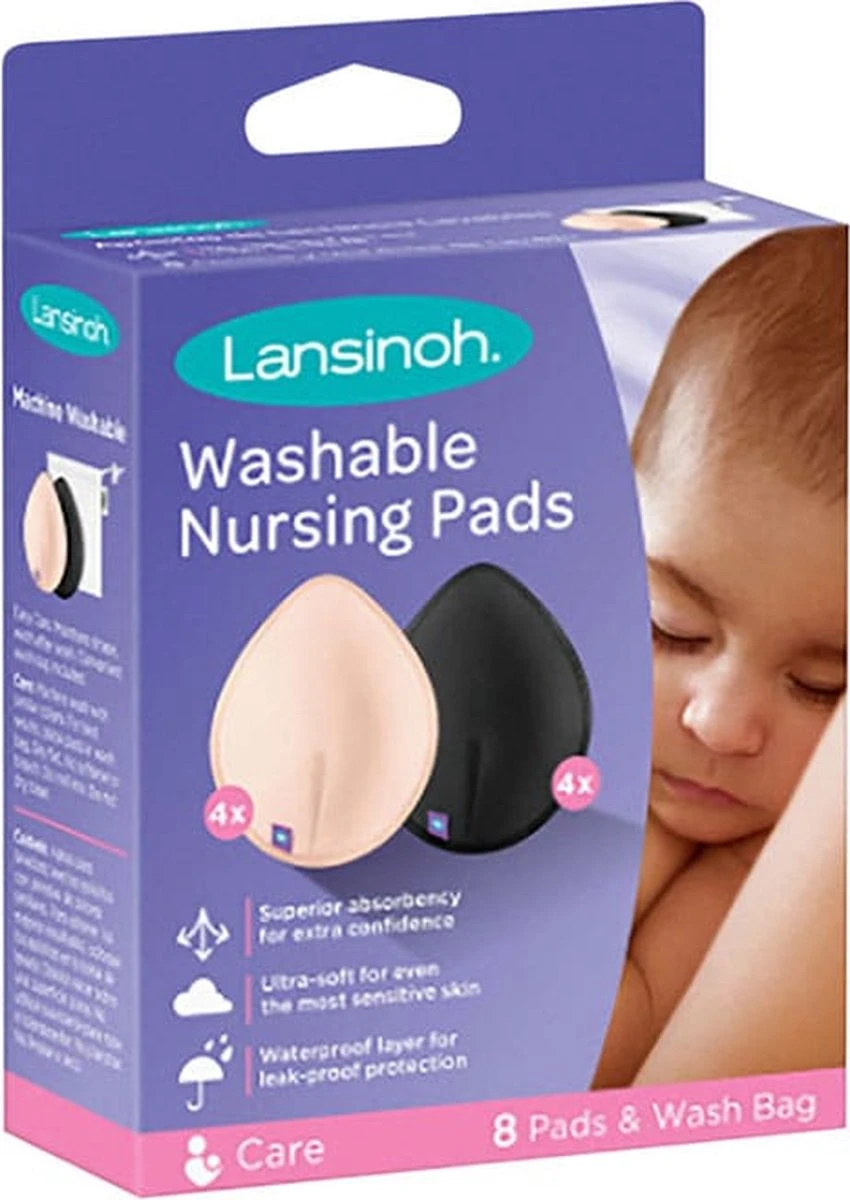 Lansinoh 8 Stuks Wasbare Borstcompressen Incl. Waszakje 20387 3 Lansinoh 8 Stuks Wasbare Borstcompressen Incl. Waszakje 20387