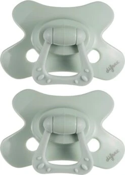 Difrax Fopspeen 6+ Maanden Dental - Lichtgroen/Pistache - Orthodontische Speen - 2 Stuks