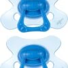 Difrax Fopspeen Natural 20+ Maanden Speen - Blauw|Sky - 2 Stuks -Zuigelingenvoeding 857x1200