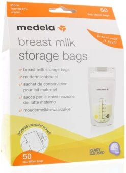 Medela Moedermelk Bewaarzakjes Moedermelkbewaarzakjes Medela Zakjes - Gemakkelijke Etiketteren - 180 Ml - 50 Stuks -Zuigelingenvoeding 876x1200