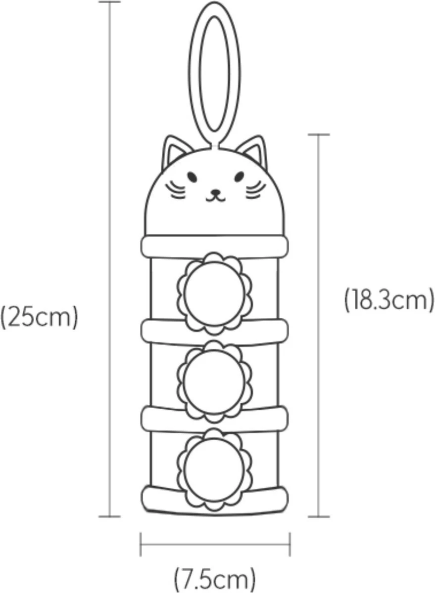 Melkpoedertoren Melkpoeder Toren - Roze - Flesvoedingsaccessoires - Babyvoeding Bewaarbakjes - Doseerdoosjes - Kraam Cadeau - BPA Vrij 4 Melkpoedertoren Melkpoeder Toren - Roze - Flesvoedingsaccessoires - Babyvoeding Bewaarbakjes - Doseerdoosjes - Kraam Cadeau - BPA Vrij - Afbeelding 2