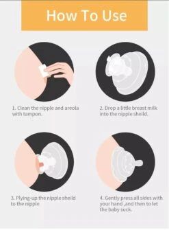 Pure Moms Tepelhoedjes Beschermen Je Tepels En Helpen Het Aanleggen Vergemakkelijken Als Dit Niet Goed Lukt Of Pijnlijk Is - 2 Cm Speen - 2 Stuks - 0-12 Maanden, 1-2 Jaar - BPA Vrij - Beschermend Bakje -Zuigelingenvoeding 884x1200