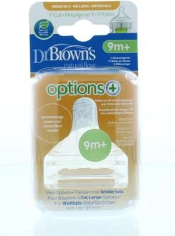 Dr. Brown's Options+ Anti-colic Y-speen - Voor Brede Halsfles - 2 Stuks 9 Dr. Brown's Options+ Anti-colic Y-speen - Voor Brede Halsfles - 2 Stuks -Zuigelingenvoeding 891x1200