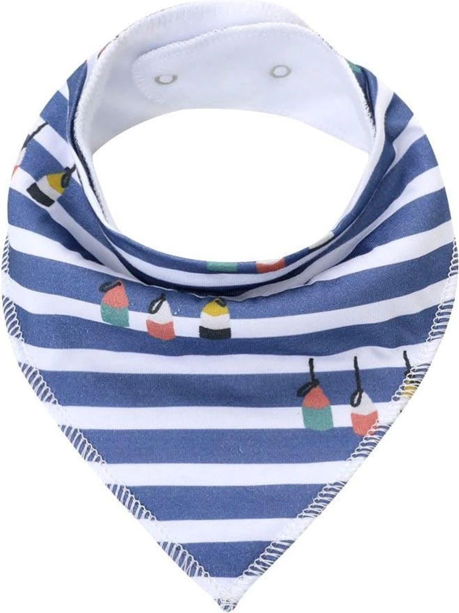 6 Stuks - Bandana Kwijl Slabbetjes - Strepen Skateboard - Waterproof – Fleece 4 6 Stuks - Bandana Kwijl Slabbetjes - Strepen Skateboard - Waterproof – Fleece - Afbeelding 2