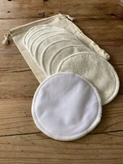 Merkloos Wasbare Zoogcompressen (8st)- Borstvoeding- Bamboe Compres -Zuigelingenvoeding 899x1200 4