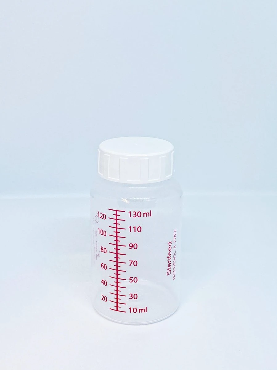 Sterifeed Herbruikbare Moedermelk Bewaarfles 130 Ml - 20 Stuks 3 Sterifeed Herbruikbare Moedermelk Bewaarfles 130 Ml - 20 Stuks