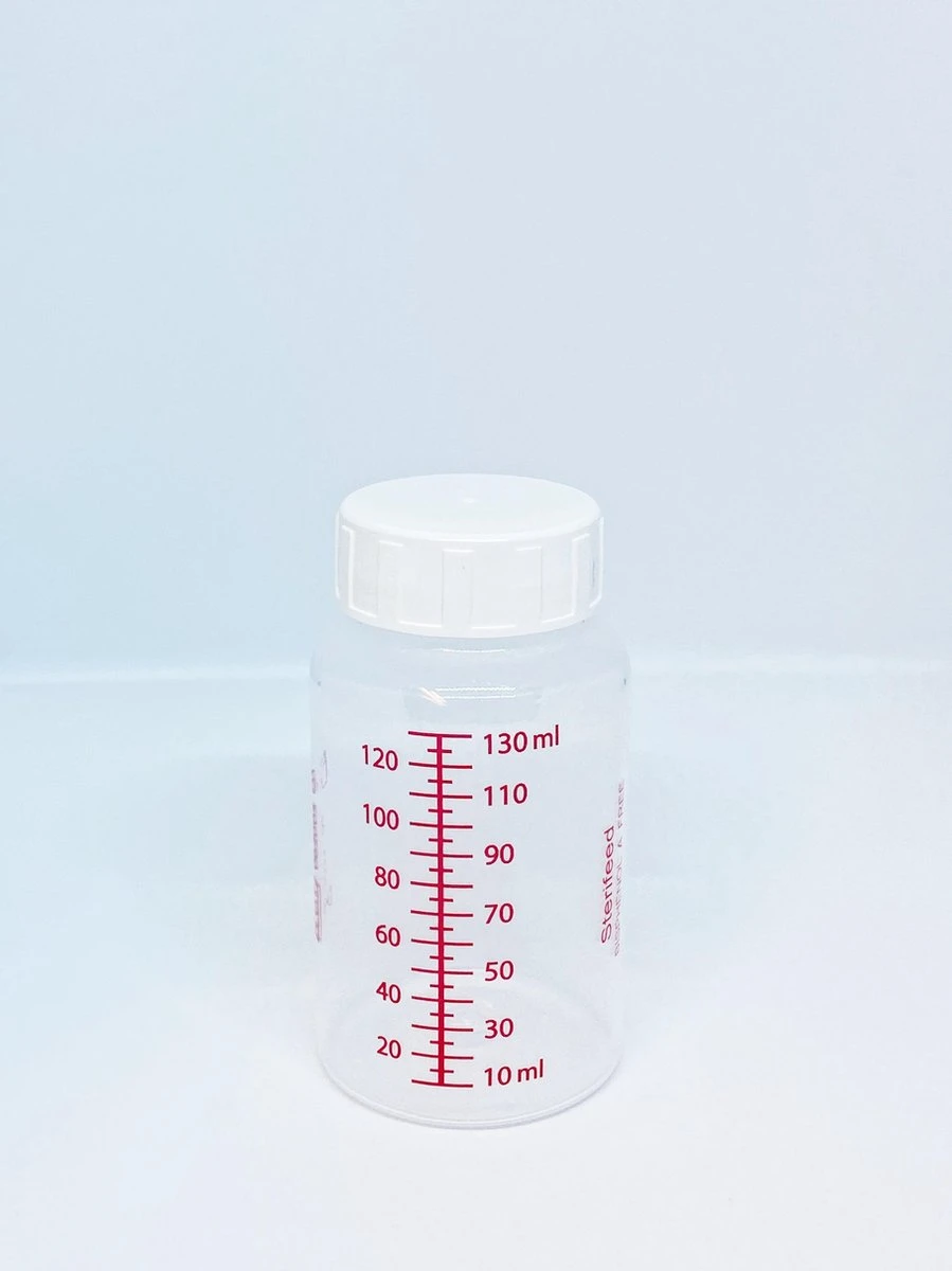 Sterifeed Herbruikbare Moedermelk Bewaarfles 130 Ml - 20 Stuks 4 Sterifeed Herbruikbare Moedermelk Bewaarfles 130 Ml - 20 Stuks - Afbeelding 2