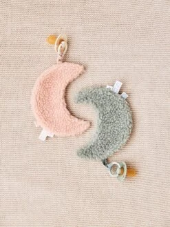 Jollein Speendoek Moon | Set 2 Stuks | Pale Pink + Ash Green