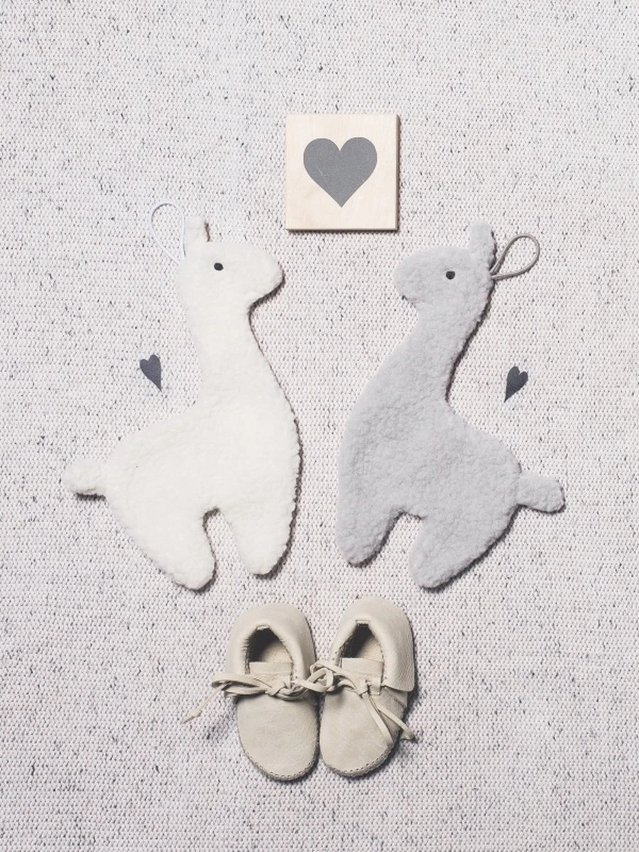 Jollein Speendoekje Lama - Off-white 12 Jollein Speendoekje Lama - Off-white - Afbeelding 10