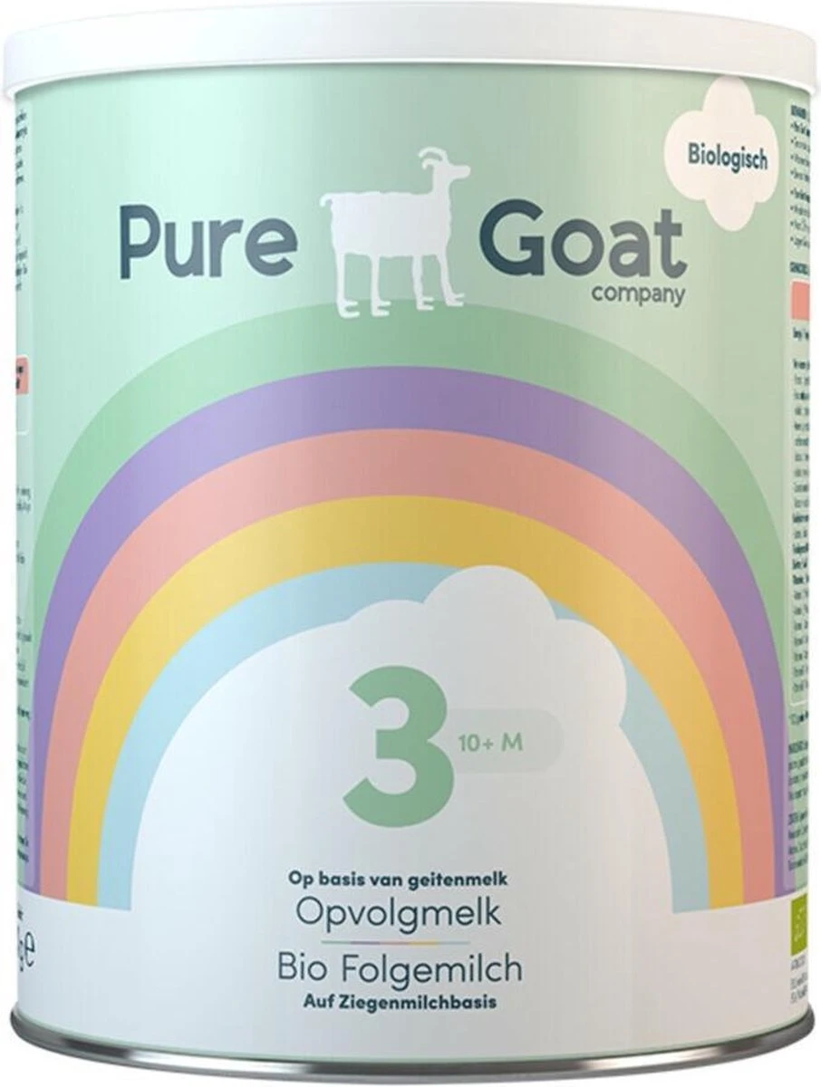 Pure Goat Company - Opvolgmelk 3 - Biologische Flesvoeding Op Basis Van Volle Geitenmelk - 800 Gram 10 Pure Goat Company - Opvolgmelk 3 - Biologische Flesvoeding Op Basis Van Volle Geitenmelk - 800 Gram - Afbeelding 8