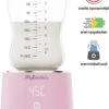 MyBambini's Bottle Warmer Pro™ - Draagbare Baby Flessenwarmer Voor Onderweg - Roze - Geschikt Voor AVENT Philips, Chicco & Dodie