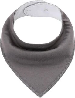 MINIIYOU - Set 6 Stuks Bandana Slabbetjes - Effen Grijs Wit - Waterproof – Jongens Meisjes - Puntslabbetjes - Katoen + Fleece -Zuigelingenvoeding 912x1200 3