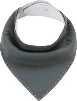 MINIIYOU - Set 6 Stuks Bandana Slabbetjes - Effen Grijs Wit - Waterproof – Jongens Meisjes - Puntslabbetjes - Katoen + Fleece -Zuigelingenvoeding 913x1200 1