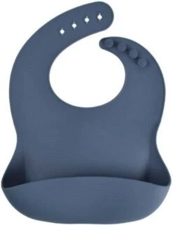 3 Stuks - Siliconen Slabbetjes Met Opvangbak - Blauw Groen -Zuigelingenvoeding 924x1200 1