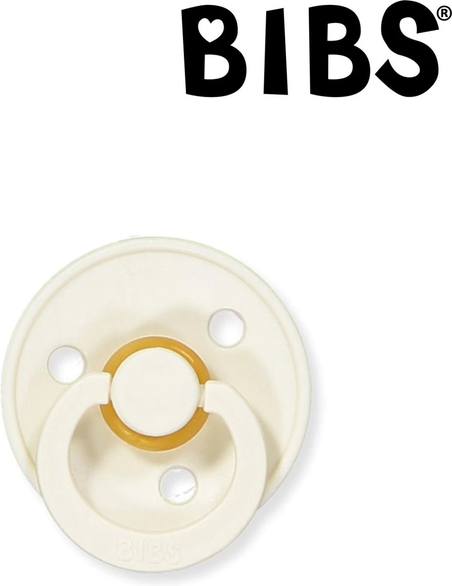Bibs Fopspeen - Maat 1 0-6 Maanden - 1 Stuk - Ivory White 7 Bibs Fopspeen - Maat 1 0-6 Maanden - 1 Stuk - Ivory White - Afbeelding 5