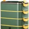 Buxibo - Multifunctionele Stapelbare Lunch Box - Bento Box - Lekvrije Voedsel Container Met Handvat - 4-Laags - Anti - Overflow - Geïsoleerde Maaltijd Box Voor Werk/Kantoor/School - Roestvrijstaal - Groen - 2800ML 2 Buxibo - Multifunctionele Stapelbare Lunch Box - Bento Box - Lekvrije Voedsel Container Met Handvat - 4-Laags - Anti - Overflow - Geïsoleerde Maaltijd Box Voor Werk/Kantoor/School - Roestvrijstaal - Groen - 2800ML -Zuigelingenvoeding 928x1200