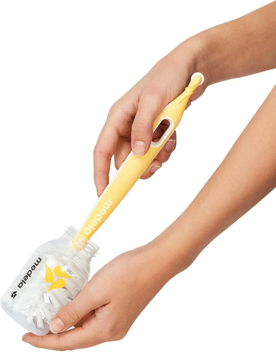 Medela Quick Clean Flessenborstel Met Speenreiniger En Standaard - Flexibele Borstel - Hygiënisch Wegzetten 9 Medela Quick Clean Flessenborstel Met Speenreiniger En Standaard - Flexibele Borstel - Hygiënisch Wegzetten - Afbeelding 7